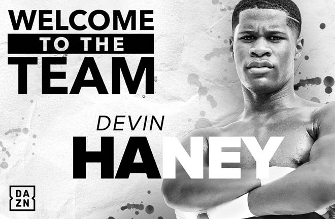 Matchroom Boxing USA and Eddie Hearn are delighted to announce the signing of Lightweight star Devin ‘The Dream’ Haney. Credit: Matchroom Boxing