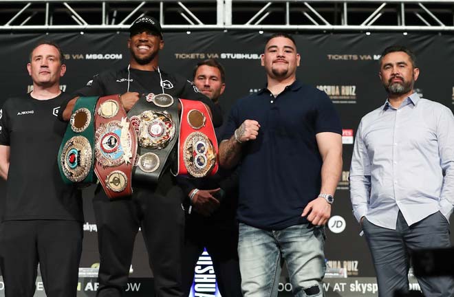 Joshua vs Ruiz Jr Press Conference quotes. Credit: Matchroom Boxing