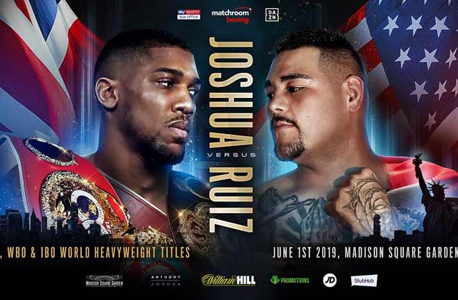 Anthony Joshua will take on Andy Ruiz Jr on June 1. Credit: Matchroom Boxing