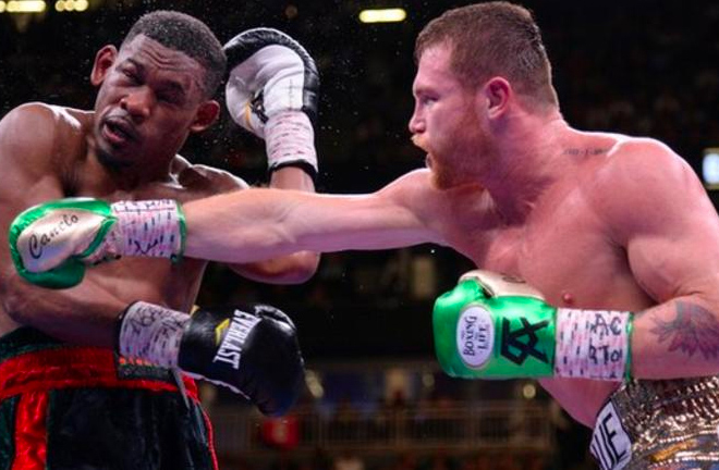 Canelo beat Danny Jacobs last time out Credit: BBC Sport / Reuteurs