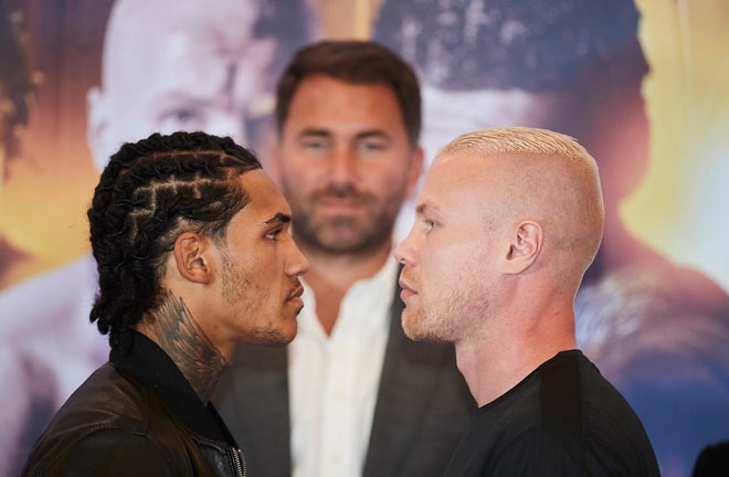 Conor Benn the main event takes on Koivula at the famous York Hall. Credit: Matchroom Boxing