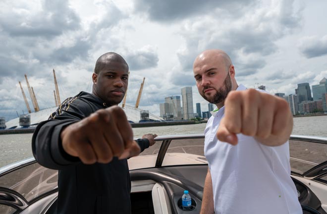 Daniel Dubois and Nathan Gorman go head to head on July 13 at The O2 London. Credit: Frank Warren