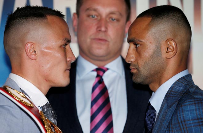 Warrington-Galahad go head to head this Saturday night. Credit: Frank Warren