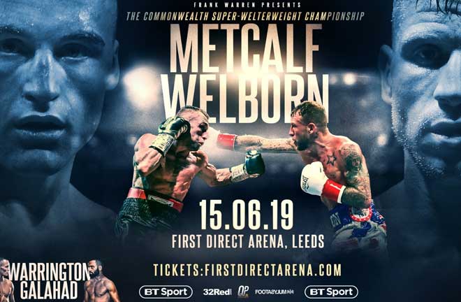 Welborn believes his fight against JJ Metcalf will steal the show on June 15. Credit: Frank Warren