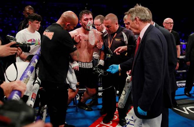 Dave Allen was rushed to hospital after the David Price fight. Credit: Mirror