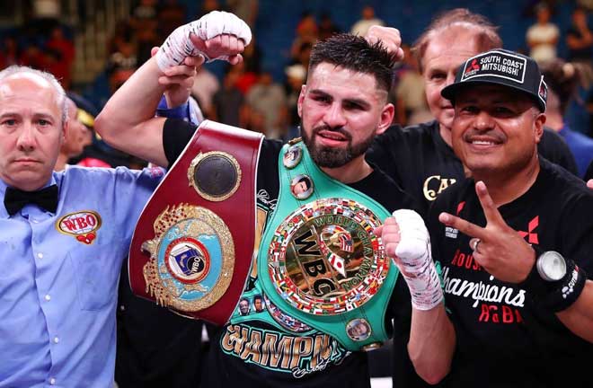 Ramirez unified his WBC belt with Maurice Hooker's IBF title last July Credit: ESPN