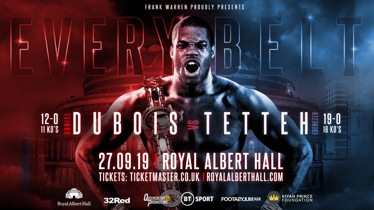 Tetteh: Dubois is overlooking me. Credit: Frank Warren