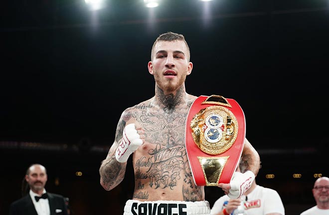 Eggington won the IBF International title in Italy last September Photo Credit: Matchroom Boxing