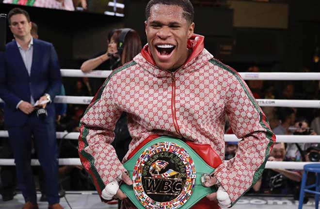 Devin Haney called out Lomachenko after his victory over Abdullaev. Credit: The Independent