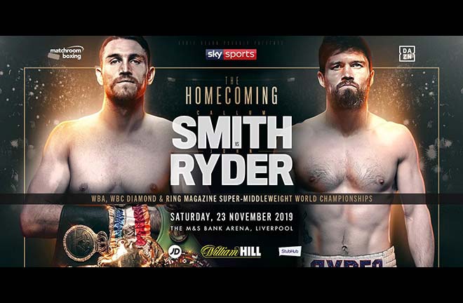 Callum Smith Meets John Ryder In Liverpool Homecoming. Credit: Matchroom Boxing