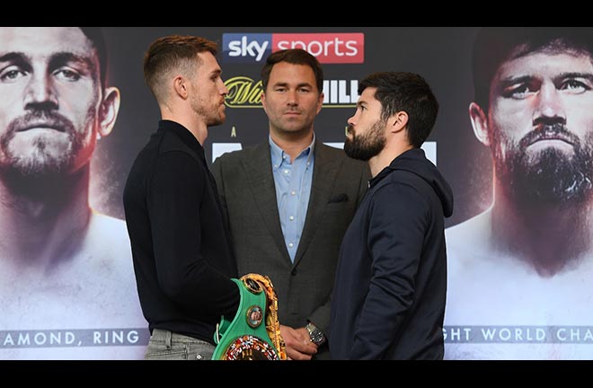 Ryder is not concerned about Smith's significant height advantage Credit: Matchroom Boxing