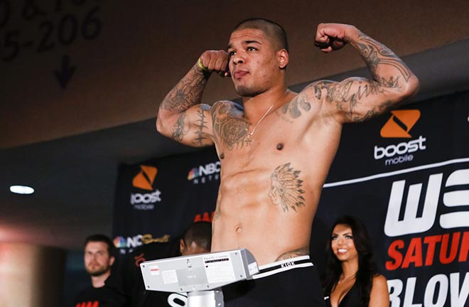 Tyrone Spong started combat life as a kickboxer before taking up boxing Credit: MMA Fighting