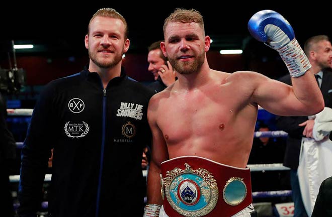 Billy Joe Saunders will defend his WBO Super Middleweight crown on the bill in Los Angeles Credit: The Independent