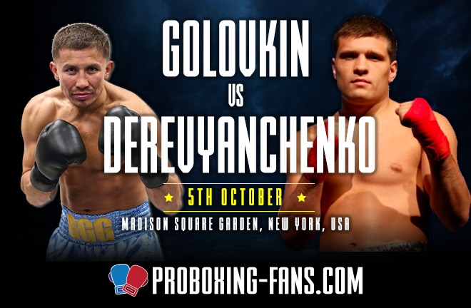 Gennady Golovkin vs Sergiy Derevyanchenko – Big Fight Preview & Prediction.