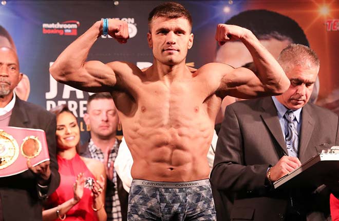 Sergiy Derevyanchenko will get another crack at the vacant IBF and now IBO world middleweight straps against Golovkin. Credit: Bad Left Hook