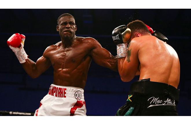 Tommy McCarthy was stopped in four by Richard Riakporhe in March. Credit: Sky Sports