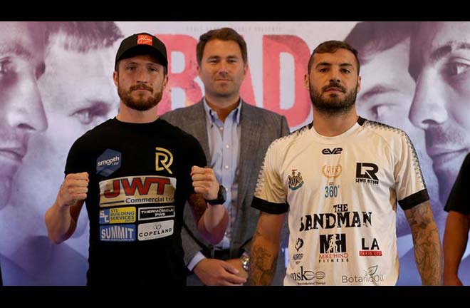 Davies Jr and Ritson go head to head this weekend in Newcastle. Credit: Sky Sports