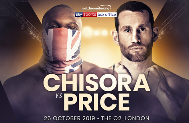 BREAKING NEWS: DEREK CHISORA TO FIGHT DAVID PRICE ON OCTOBER 26 IN LIVERPOOL.