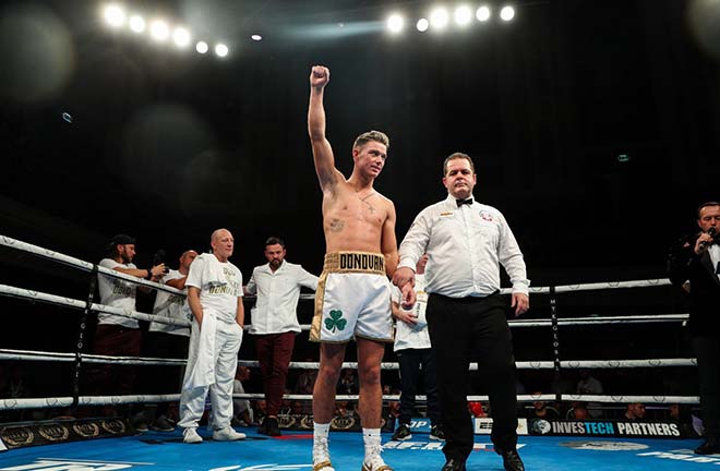 Andy Lee's protégé Paddy Donovan scored a debut win in Belfast Credit: MTK Global