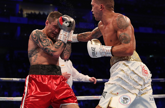 Lee Selby proved too much for three-weight world champion Ricky Burns Credit: Matchroom