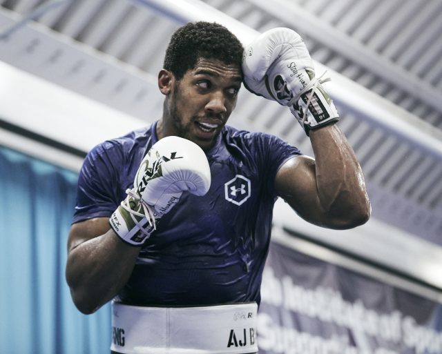 Anthony Joshua insists he is not afraid ahead of his rematch with Andy Ruiz Jr Credit: Matchroom Boxing