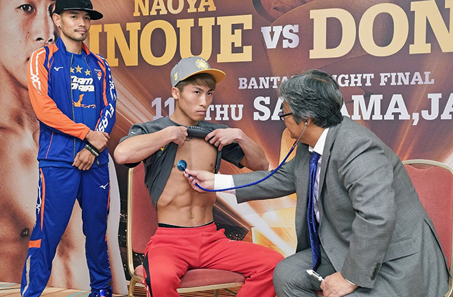 Inoue can claim pound-for-pound status with victory on Thursday Credit: Naoki Fukuda 