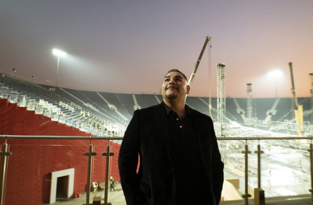 Andy Ruiz Jr is completing his final preparations ahead of his rematch with Anthony Joshua next Saturday Credit: Matchroom Boxing