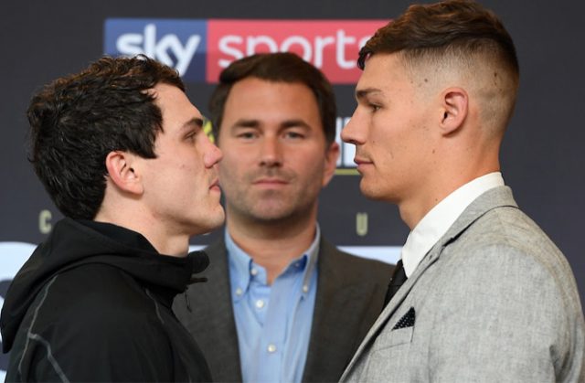 Billam-Smith and Glover clash for the Commonwealth title in Liverpool on Saturday Credit: Matchroom Boxing