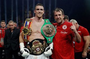 Callum Smith after defeating George Groves. Photo credit: express.co.uk