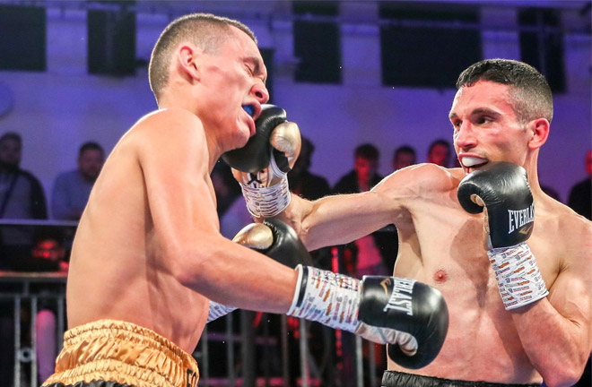 Alex Dilmaghani and Francisco Fonseca played out an entertaining draw at York Hall Credit: Hennessy Sports