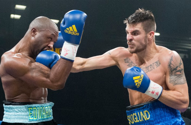 Erik Skoglund in action. Photo credit: ringnews24.com