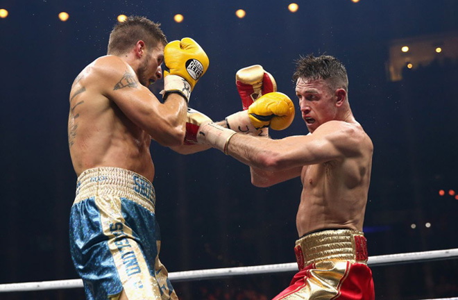 Skoglund vs Callum Smith. Photo credit: badlefthook.com