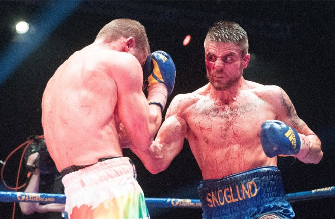 Erik Skoglund in action. Photo credit: ringnews24.com