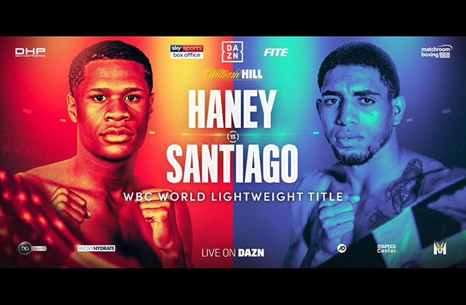 WBC Lightweight champion Devin Haney will appear on the KSI vs Logan Paul undercard Credit: Matchroom Boxing