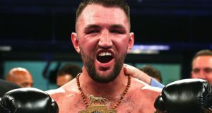 Hughie Fury after winning the British title against Sam Sexton. Photo credit: thesun.co.uk