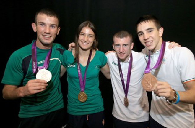 Nevin and his Olympic team mates. Photo credit: the journal.ie