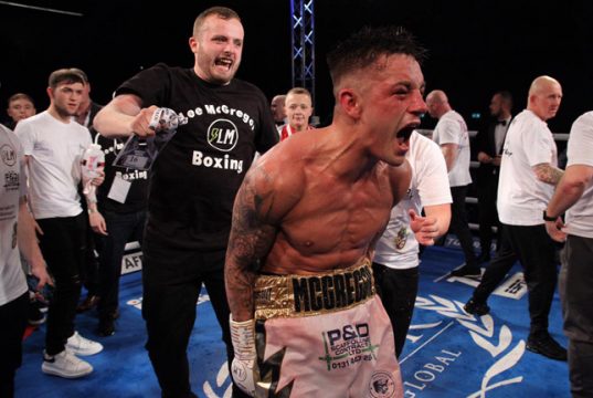 Lee McGregor fights for the first time since beating Kash Farooq last November Photo Credit: Scott Rawsthorne / MTK Global