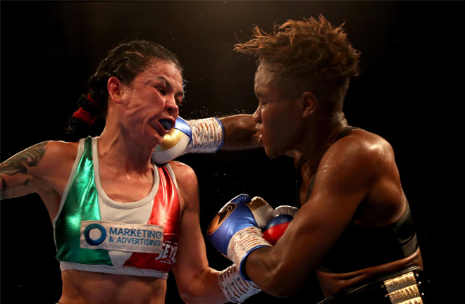 Nicola Adams in action. Photo credit: thesun.co.uk