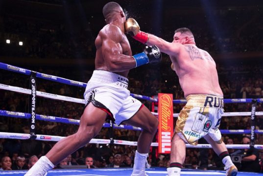 Andy Ruiz Jr vs Anthony Joshua 1. Photo credit: boxingnews24.com