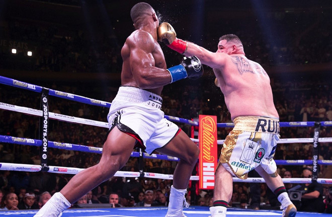 Andy Ruiz Jr vs Anthony Joshua 1. Photo credit: boxingnews24.com