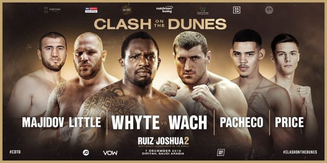 Clash on the dunes undercard. Credit: Matchroom Boxing