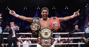 Anthony Joshua beat Andy Ruiz Jr on points to regain his World Heavyweight titles in Saudi Arabia in December Photo Credit: Mark Robinson/Matchroom Boxing