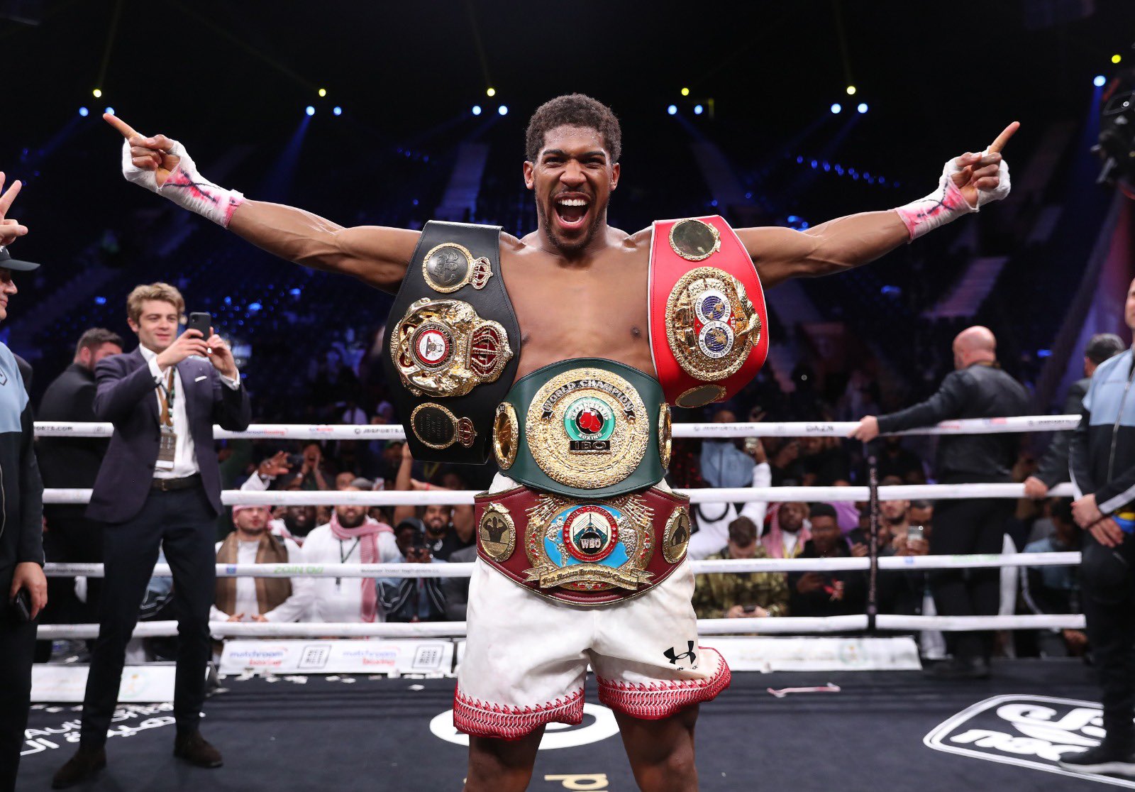 Anthony Joshua beat Andy Ruiz Jr on points to regain his World Heavyweight titles in Saudi Arabia in December Photo Credit: Mark Robinson / Matchroom Boxing