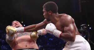 Joshua makes his return after reclaiming the world heavyweight titles in a historic rematch against Andy Ruiz Jr in December Credit: Matchroom Boxing