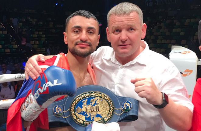 David Avanesyan makes the third defence of his European strap Credit: Team Avanesyan