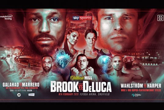 Kell Brook returns on February 8th in Sheffield against Mark DeLuca Credit: Matchroom Boxing