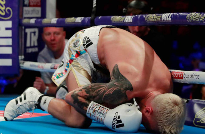 Martinez's knockdown against Charlie Edwards was overturned Credit: Reuters 