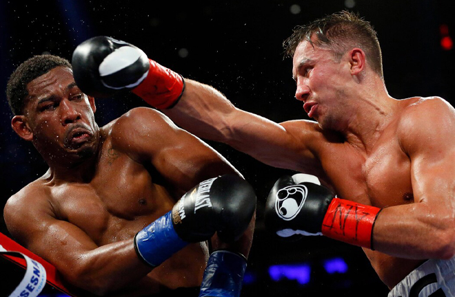 McFarlane fought on the undercard of Gennady Golovkin's win over Danny Jacobs in 2017 Credit: AP