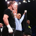 The fight ended with the referee announcing a split-draw. Photo Credit: Mark Robinson/Matchroom Boxing