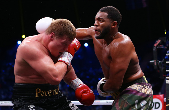 Hunter shared a enthralling bout with Povetkin in Saudi Arabia in December Credit: Mark Robinson/Matchroom Boxing